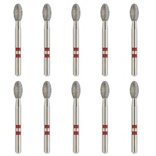 Zirconia Diamond Burs Egg Football Z379/023F Fine Grit for High Speed Dental FG