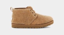 UGG Neumel Cozy Chestnut Thick Warm Plush Sheepskin Inside Out Mn's Boots NWOT