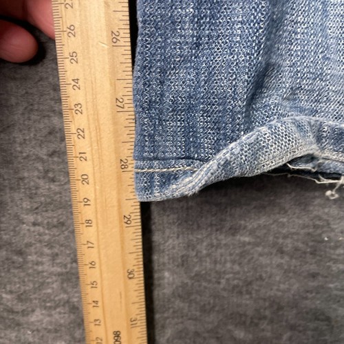 Parasuco Jeans Denim Size 32 x 34 Distressed Y2K Mens Holes Medium Wash - Picture 6 of 10