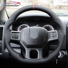 Full Leather Sport Steering Wheel Fits 2012-2018 Dodge Ram 1500 2500 3500