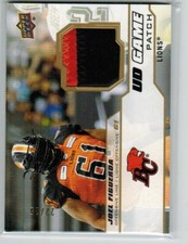 2020 Upper Deck CFL Game Jersey Patch Joel Figueroa BC Lions 22/25 2clr