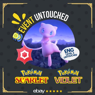 Mew Present Event Tera Type Psychic August 2023 Untouched Pokémon Scarlet Violet
