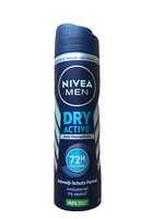 Nivea Men Deodorant Spray Fresh Active 0% Aluminium 48H 150Ml
