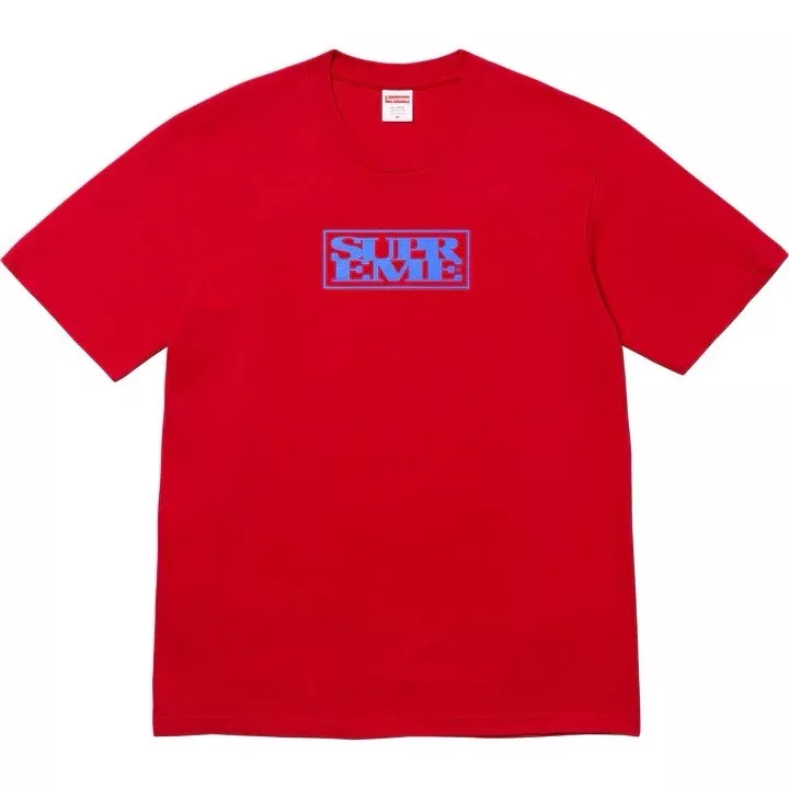 TEE SHIRT ROUGE SUPREME CONNECT TAILLE : M FW24 SEMAINE 1 100% AUTHENTIQUE