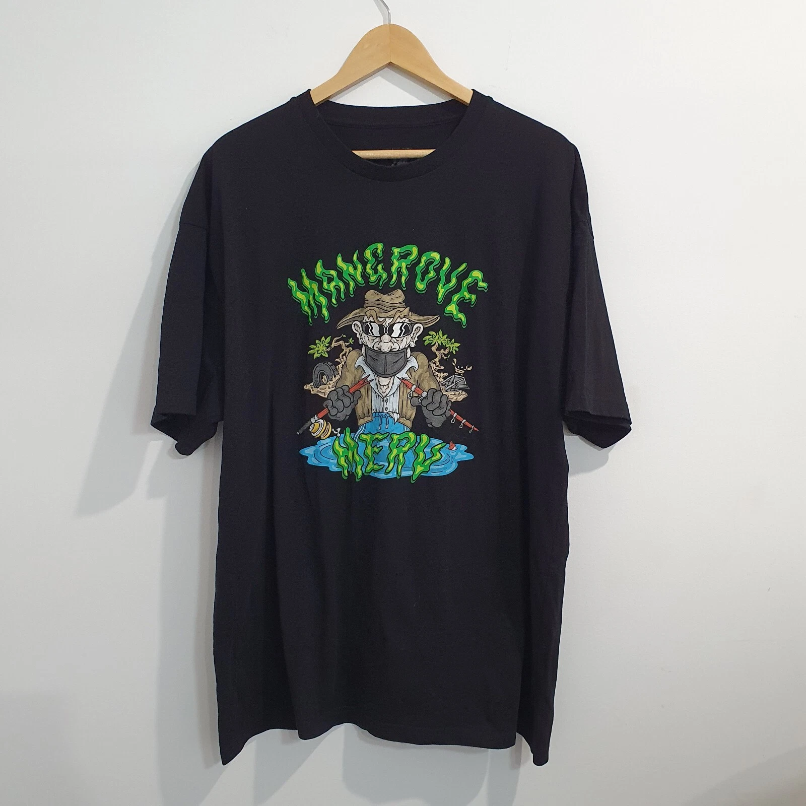 Powerfish Mangrove Merv Graphic T-Shirt Mens Size XXL Official