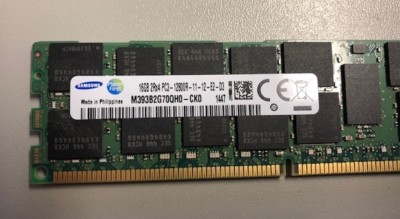 Samsung RAM 2Rx4 REG 16GB PC3 12800R -11-12-E2-D3 M39382G70QH0-CKD 1447  #13