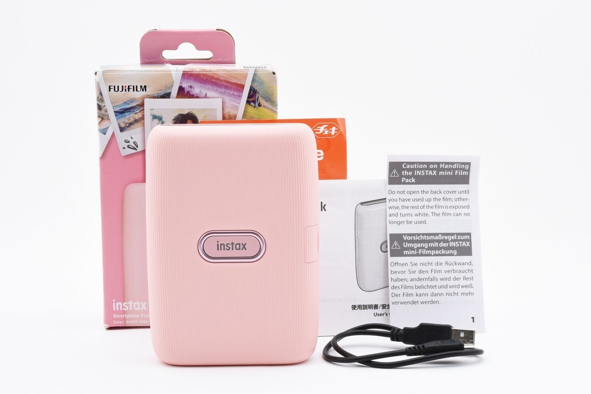 Fujifilm Instax Mini Link Polaroid Printer Pink Fujifilm Mini