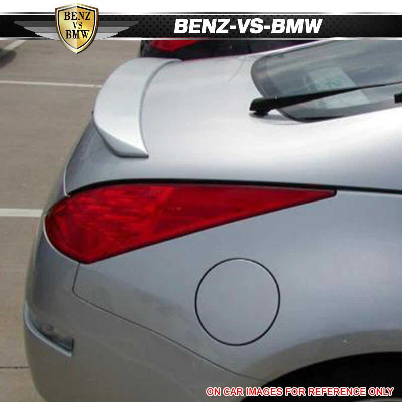 UAS Stock For 03-09 Nissan 350Z OE Style Trunk Spoiler Wing Unpainted ABS - Image 2 of 4