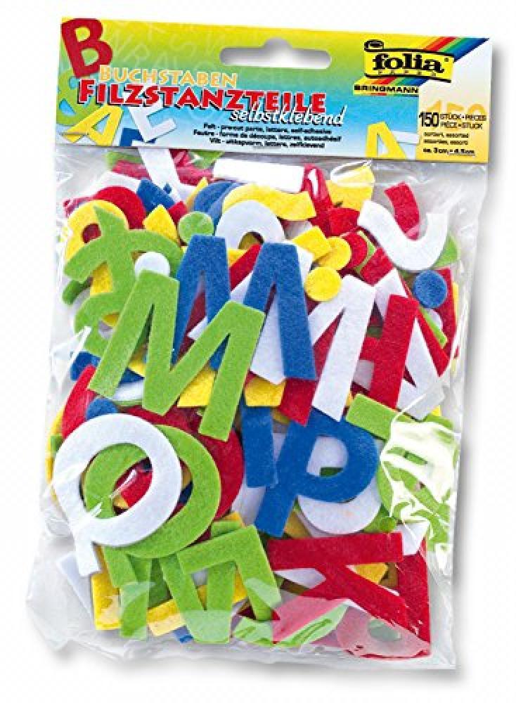 Idena Folia 5261 - Filzstanzteile Lettere, autoadesiva - NUOVO