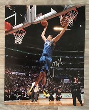 Javale McGee autograph signed 16 x 20  inch photo WIZARDS