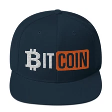 Bitcoin Logo Snapback Hat