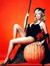 MORGAN FAIRCHILD  Halloween Pin-Up High Quality Metal Fridge Magnet 3x4 8144