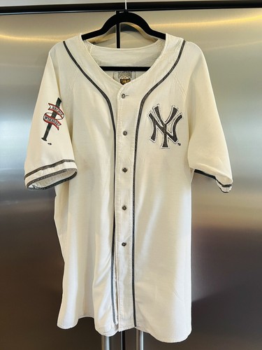 Cooperstown Collection NY Yankees Vintage-Look Trikot Baumwolle Leinen Campri XL