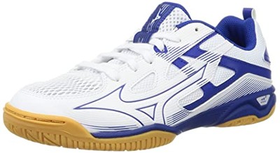 Mizuno Table Tennis Shoes Wave Kaiserburg 7 White/Blue 24.0 cm 3ENEW