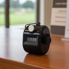 Golf Stroke Counter Finger Loop Manual Tally Counter Portable 4-Digit Hand Tally