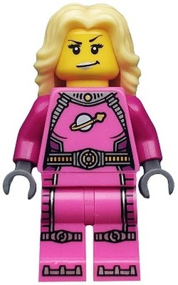 Lego Intergalactic Girl, Series 6 Minifigure Only without Stand and Acces-col093