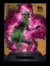 2023 WILD CARD MATTE PROMO ROOKIE HEAT CHRISTIAN GONZALEZ RC 3/3. rookie card picture