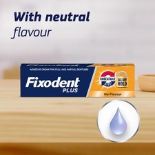 Fixodent Plus Unbeatable Bite Denture Adhesive Cream 40g 1, 3 & 5 Pack