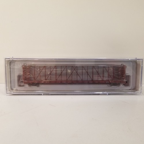 Tren plano Rapido escala N 75' Centerbeam - CN #623290.  Sin carga. | Condition: New