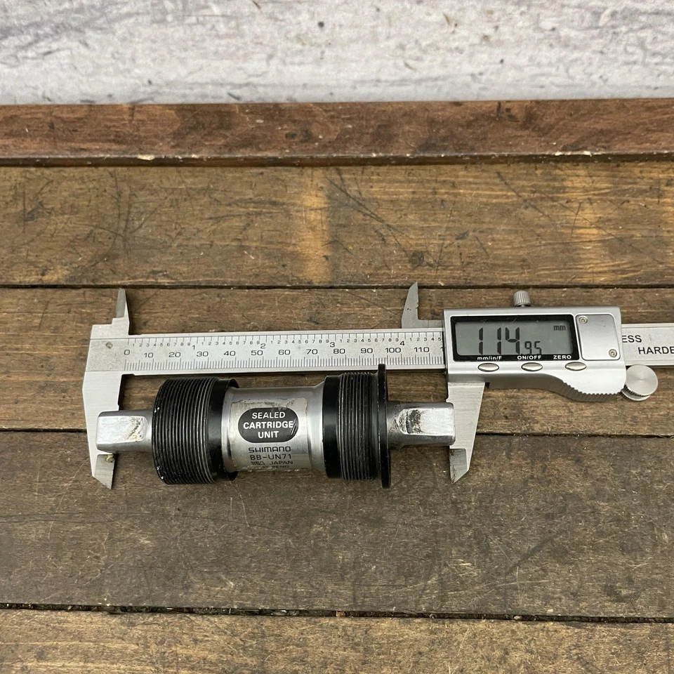 Shimano BB-UN71 Sealed Bottom Bracket 68mm BSA 115mm Deore Square Taper Japan - Image 3 of 4