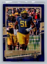 2020 Donruss Optic #131 Cesar Ruiz Purple Shock Rookie