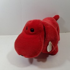 TY BEANIE BUDDY PLUSH ROVER THE RED DOG 1998 NEW W/TAG  14"RETIRED