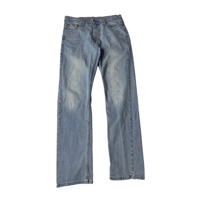 Levi's 513 Slim Straight Men's Jeans 32x34 Light Blue Wash Denim 2018