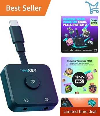 Real-Time AI Voice Changer Soundboard for Gaming Consoles PS5 Xbox Switch