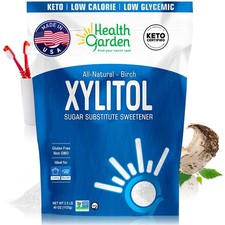 Birch Xylitol Sweetener - Pure Birch Xylitol - Non GMO, Kosher, and Made in t...