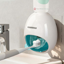 Toothpaste Dispenser Wall Mounted for Bathroom Automatic Toothpaste Squeezer for