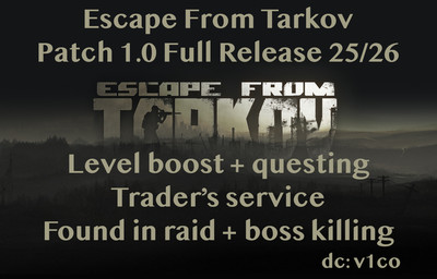 Escape From Tarkov (EFT) Boosting / Quests / Level NEU WIPE 0.16.0 Winter 24/25