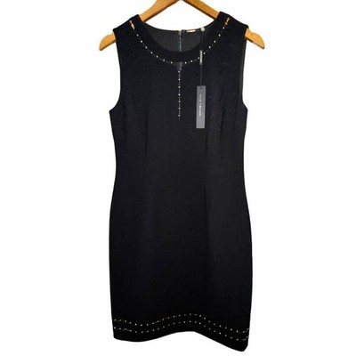 NWT Elie Tahari Black Carol Cutout Sheath Dress Size US 8