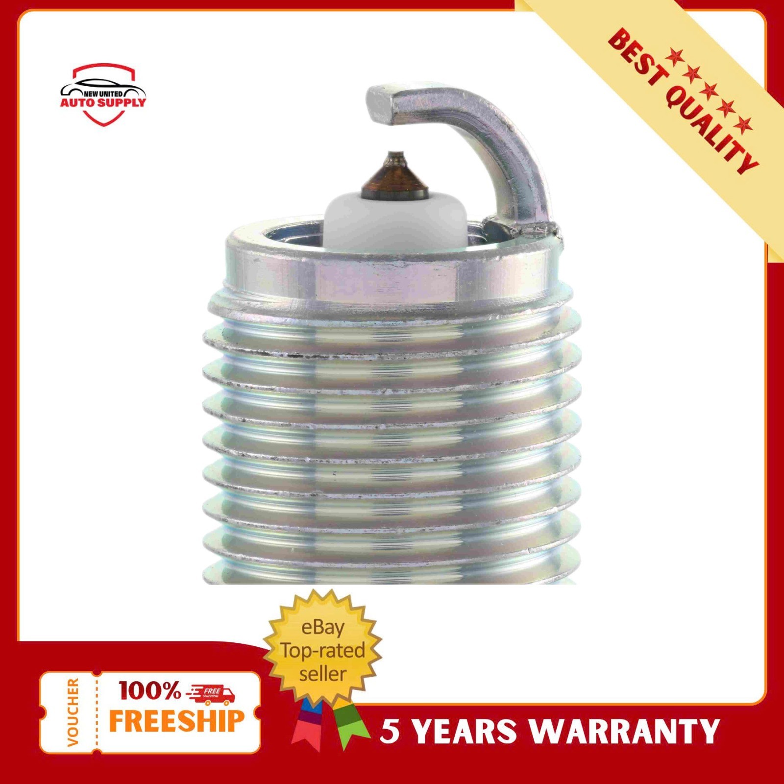 2pcs NGK 7084 Intake Side Spark Plug BPR6EGP