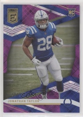 2020 Panini Chronicles Elite Update Purple 10/99 Jonathan Taylor Rookie RC 1j2
