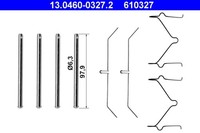 ZubehöRsatz Scheibenbremsbelag ATE 13.0460-0327.2 FüR Toyota Land Cruiser Pick