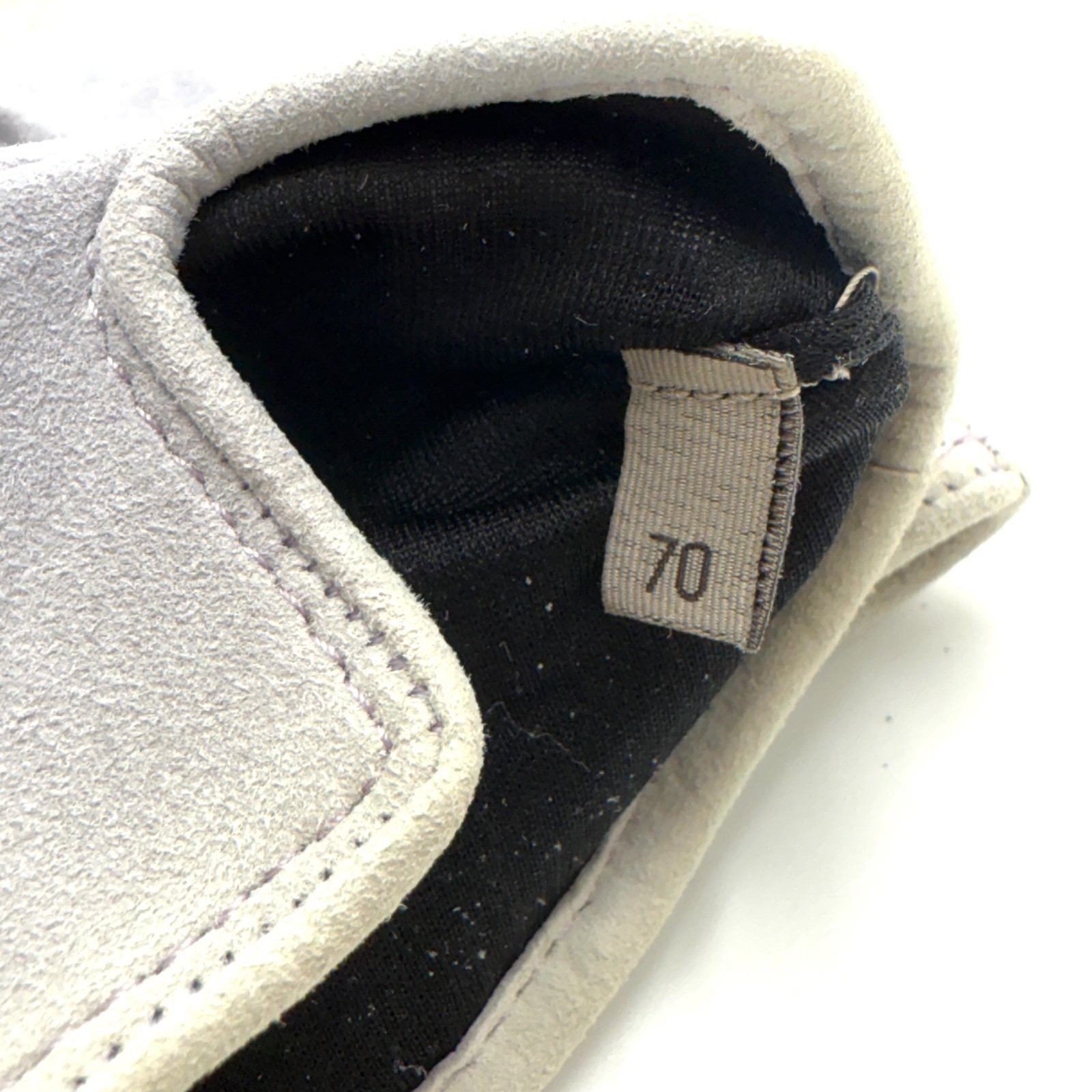 BOTTEGA VENETA Intrecciato Wrist Gloves Silk Suede gray Size 7 890 thumbnail 7