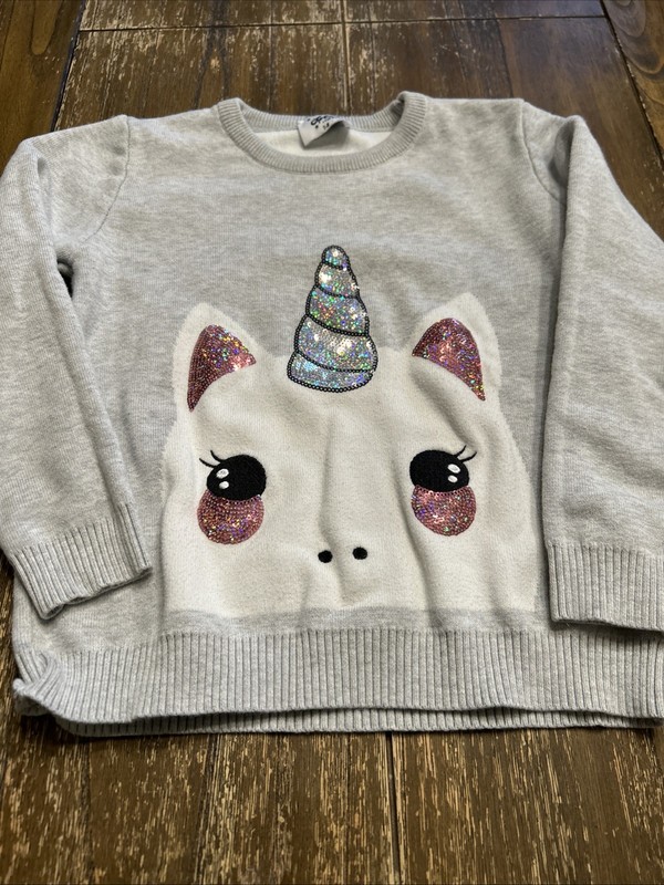 lola and the boys sweatshirt unicorn size 8