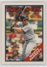 1988 Topps Collector's Edition (Tiffany) Marty Barrett #525 14tz