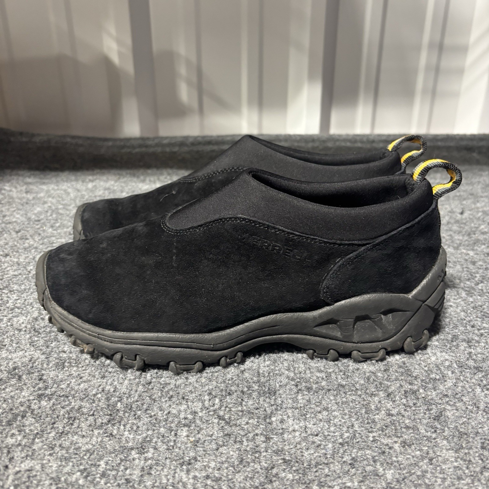 Mocassini Merrell invernali mocassini donna 9 neri scamosciati pull on comodi escursionismo casual*