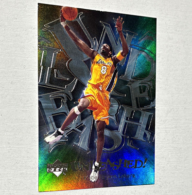 Upper Deck 1999-00 Unleashed! Kobe Bryant Lakers Insert *RAINBOW *HOLO *FOIL!