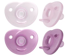 Philips Avent Soothie Heart Pacifier, Pink/Light Pink, 0-3 Months, 4 Pack,