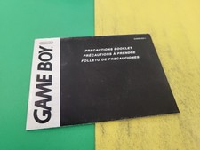 Game Boy Health And Safety Precautions MANUAL ONLY C/AGB-USA-1
