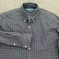 Polo Ralph Lauren Classic Fit Plaid Button Down Shirt Men's Size 16 1/2 32/33