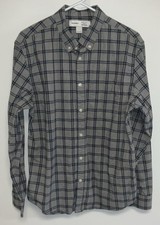 Old Navy Long Sleeve Button Up Shirt Men  s Large Gray.  11335