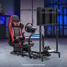 Dardoo Racing Sim Cockpit With TV Stand &Seat...
