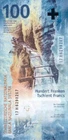 SWITZERLAND 100 FRANCS 2019 (2017) P-77A UNC