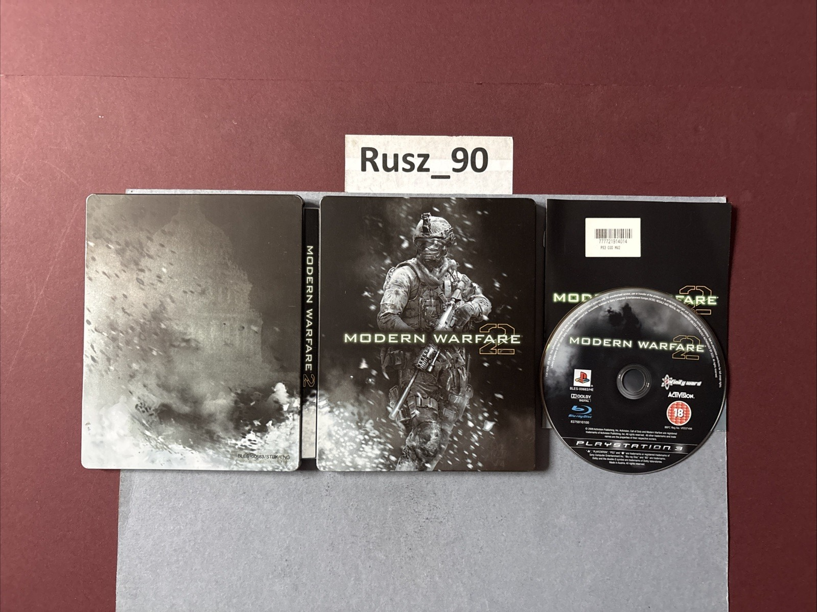 Call of Duty: Modern Warfare 2 PS3 Steelbook Hardened Edition UK PAL IN EXC COND