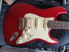 Squier Stratocaster by Fender in Candy Apple Red!!!
