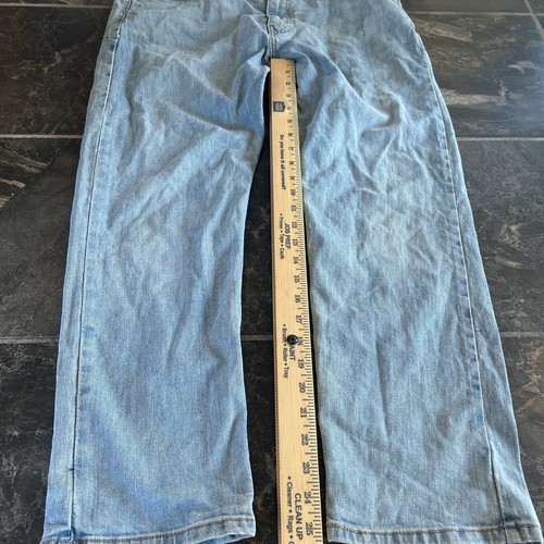 Jeans uomo Levis 502 regular taper zip fly denim etichettato 34X29 - Foto 7 di 8