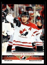 2021-22 Upper Deck Tim Hortons Team Canada UD Canvas Moments Brayden Schenn